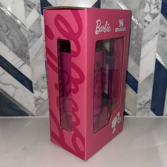 💕 STANLEY x BARBIE ICON PINK 30oz FLOWSTATE QUENCHER TUMBLER *FREE STICKERS* - Picture 5 of 7